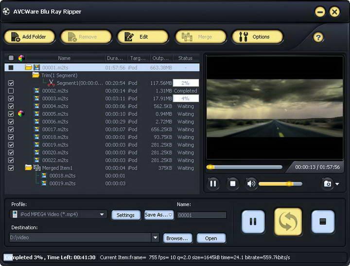 AVCWare Blu Ray Ripper 6.3.0.0104截图