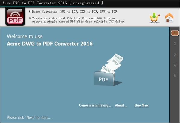 Acme DWG to PDF Converter(PDF转换器)截图