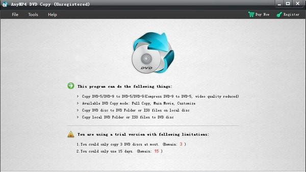 AnyMP4 DVD Copy(DVD拷贝软件)截图