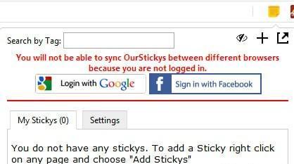 OurStickys Chrome插件截图
