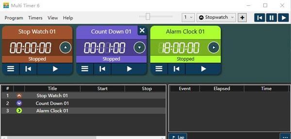 Programming Multi Timer(多功能计时器)
