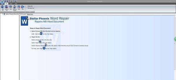 Stellar Phoenix Word Repair(Word修复软件)截图