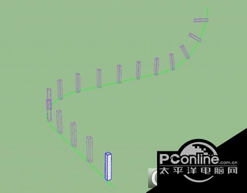 sketchup曲线阵列插件Copy Along Curve截图