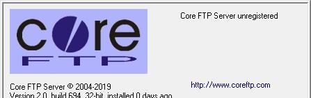 Core FTP Server(FTP服务器)截图