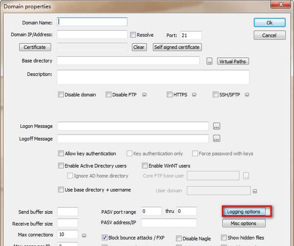 Core FTP Server(FTP服务器)截图