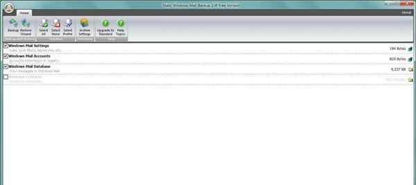 Static Windows Mail Backup(邮件备份工具)