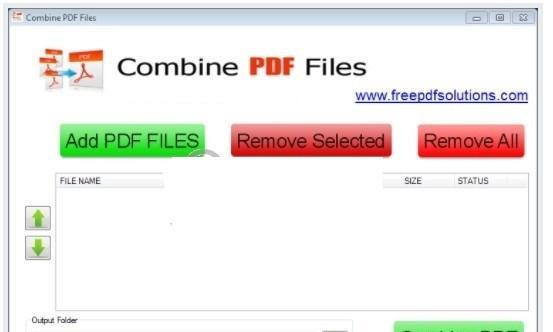 Combine PDF Files(PDF合并软件)截图