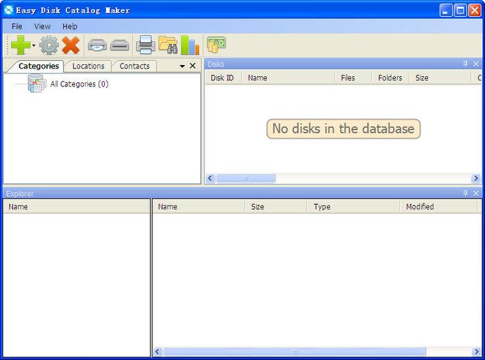 光盘目录索引制作(Easy Disk Catalog Maker)截图