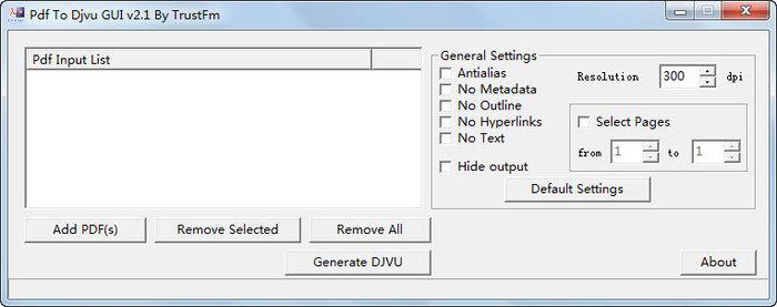 Pdf To Djvu截图