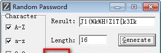 Random Password(随机密码生成工具)截图