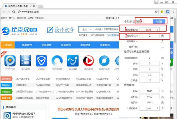 个税明细查询插件截图