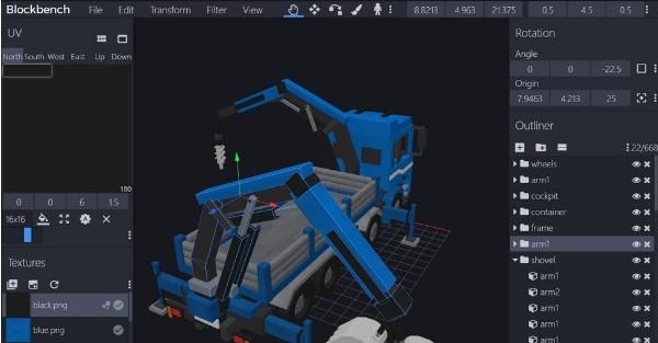 Blockbench(3D模型设计软件)截图