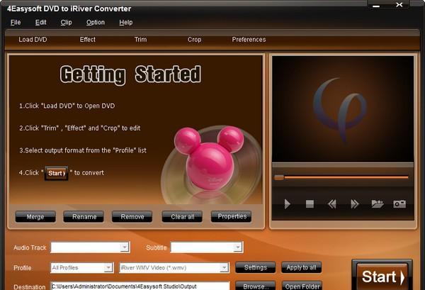 4Easysoft DVD to iRiver Converter(DVD视频转换工具)