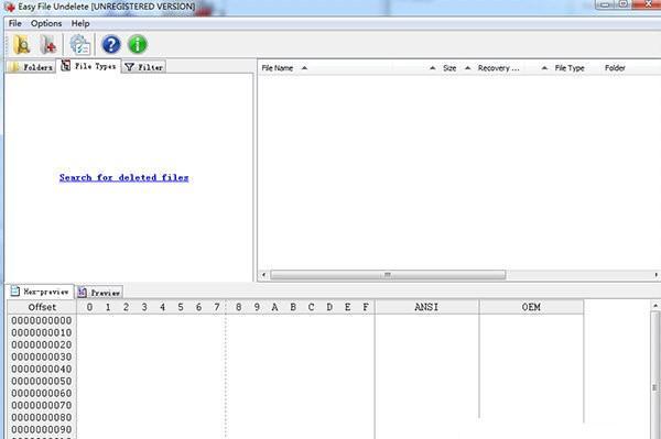 Easy File Undelete(删除文件恢复软件) 3.0 官方版 Easy File Undelete(删除文件恢复软件)