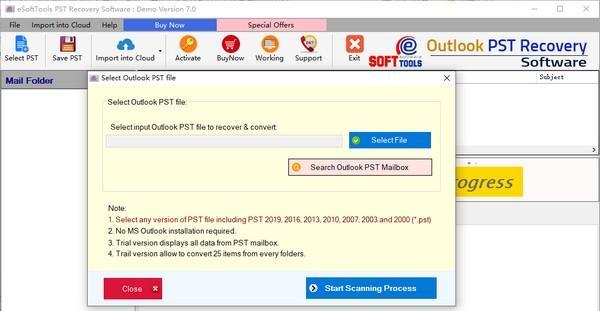 eSoftTools PST Recovery(PST恢复软件)