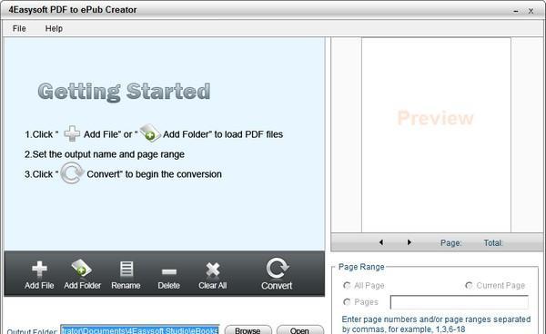 4Easysoft PDF to ePub Creator(PDF转电子书软件)