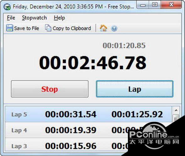 Free Stopwatch 4.0截图