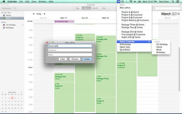 ReCal for mac 2.2 ReCal for mac