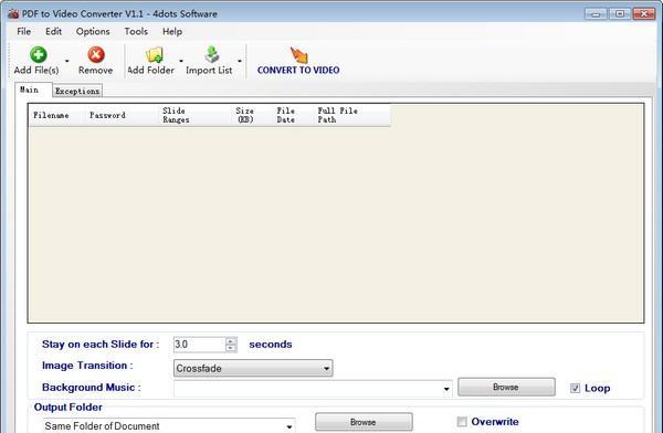 PDF to Video Converter(PDF转视频转换器)截图