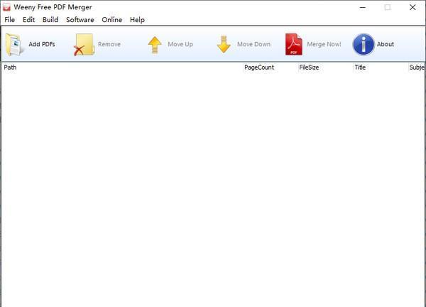 Weeny Free PDF Merger(pdf合并软件)