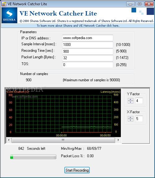 VE Network Catcher Lite 4.6截图