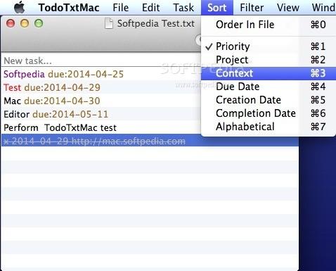 TodoTxtMac Mac版截图