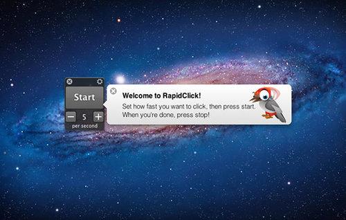 鼠标连点器RapidClick Mac版截图