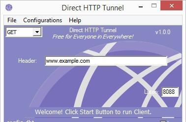 Direct HTTP Tunnel(直接HTTP客户端) 1.0.0 免费版 Direct HTTP Tunnel(直接HTTP客户端)