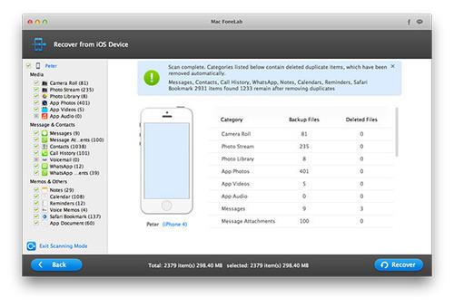 FoneLab for mac截图