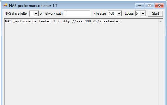 NAS performance tester 1.7 免费版 NAS performance tester