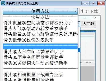 骨头软件预览与下载工具截图