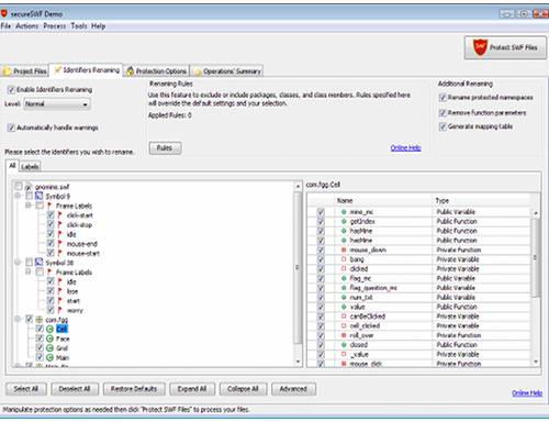 secureSWF for Mac OS截图