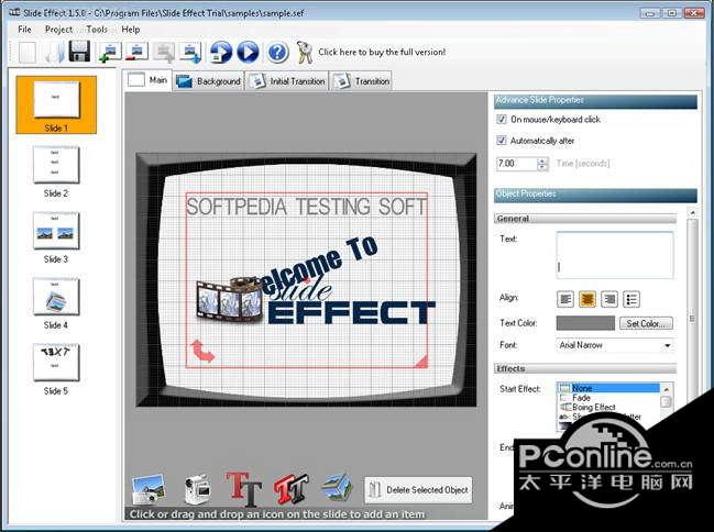 Slide Effect 1.12.4截图