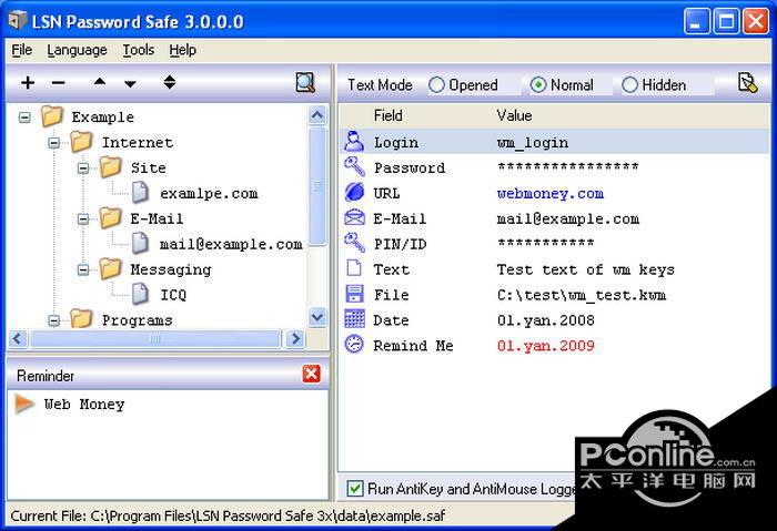 LSN Password截图