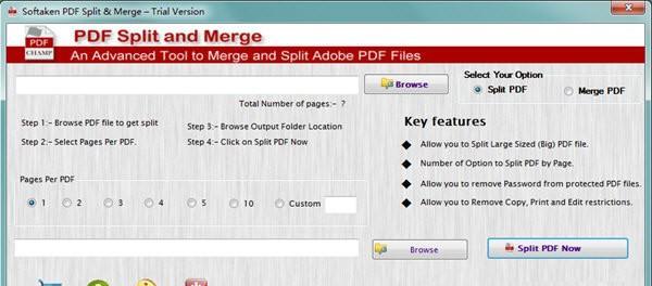 Softaken PDF Split Merge(PDF拆分合并工具)
