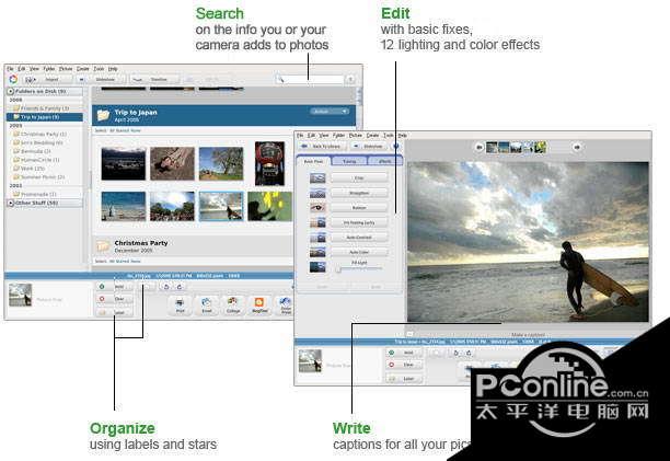 Picasa for Linux( Debian/Ubuntu amd64) 3.0截图
