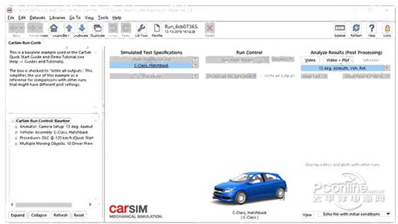 Mechanical Simulation CarSim截图