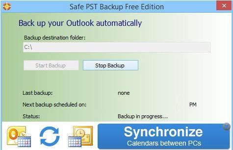 Safe PST Backup(文件备份软件)截图