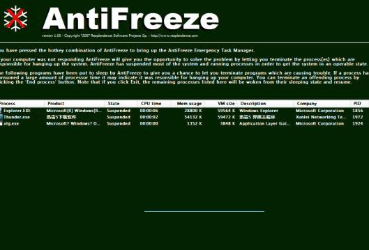 超级任务管理器antifreeze截图