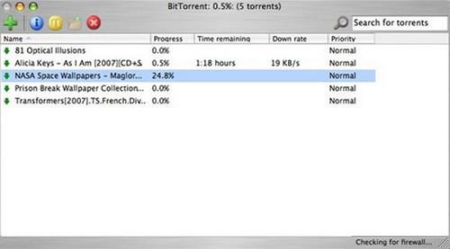 Bittorrent for mac截图