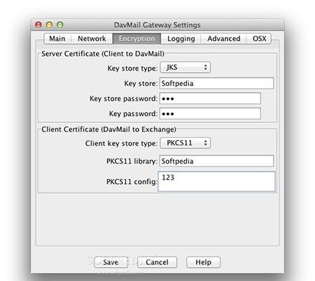 DavMail Mac版截图