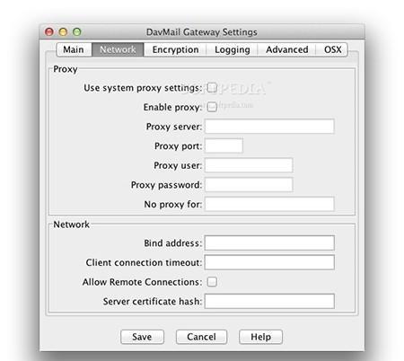 DavMail Mac版截图