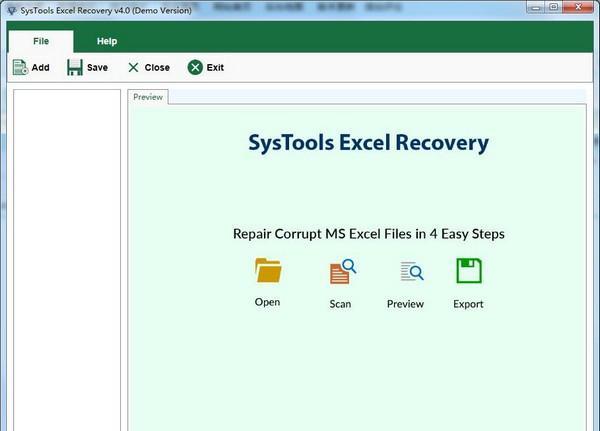 SysTools Excel Recovery(Excel文件修复软件)截图