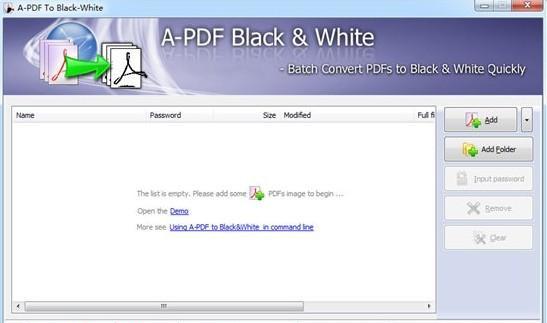 A-PDF To Black-White(PDF转换黑白软件)截图