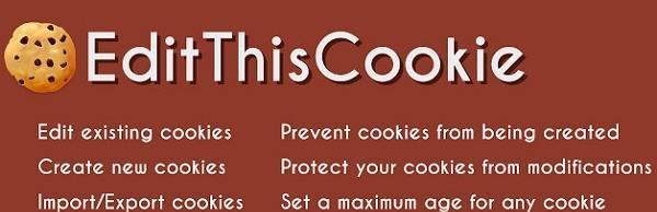 chrome edit this cookie插件截图