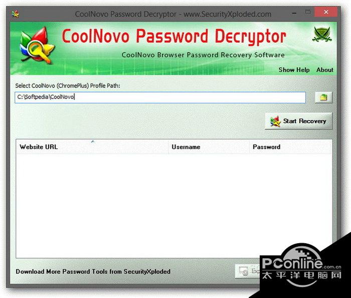 Cool Novo Password Decryptor 2.0截图