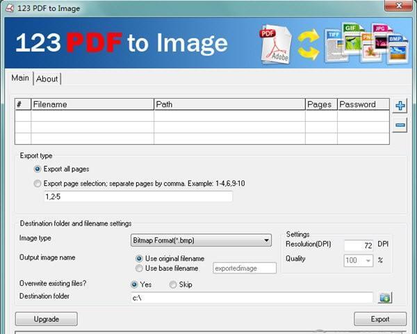 123 PDF to Image(PDF转图片工具)截图