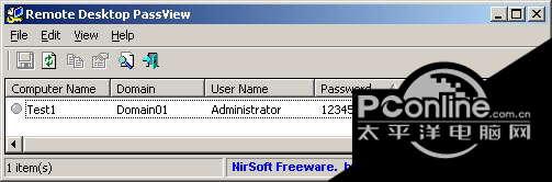 Remote Desktop PassView 1.01截图