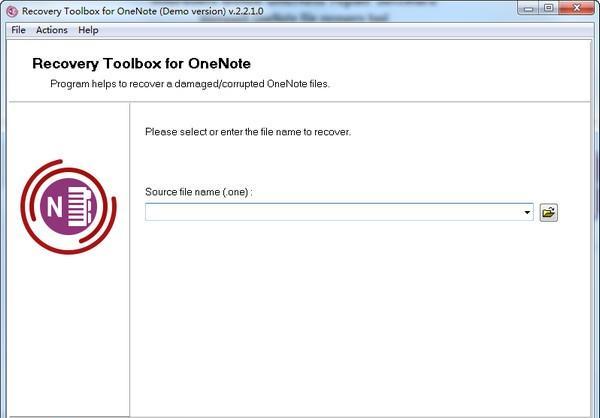 Recovery Toolbox for OneNote截图