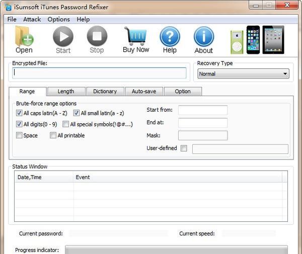 iSumsoft iTunes Password Refixer截图